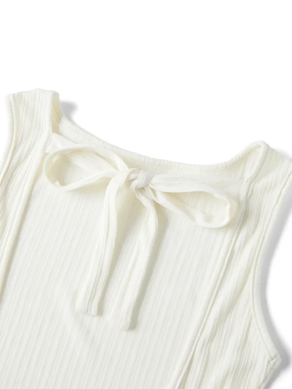Women's Solid Color Mini Dress Sleeveless Open Back Slim Fit Tank Dress Cocktail Party Dresses