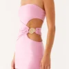 Women Strapless Tube Dress Sleeveless Hollow Out Bodycon Mini Dress Summer Solid Color Elegant Party Dresses