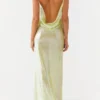 Women Shiny Sequins Dress Summer Draped Backless Spaghetti Strap Party Dress for Vacation Cocktail Beach Streetwear