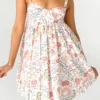 Women Summer Slip Dress Ruffle Sleeveless Corset A-line Dress Mini Dress Floral Solid Color Casual Loose Chic Sundress